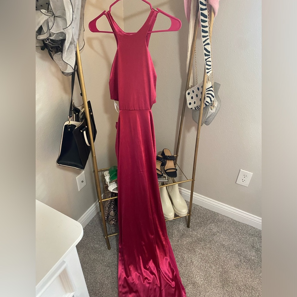 Pink Cut Out Dress